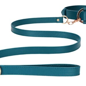 Collier-Laisse Halo Col Bleu