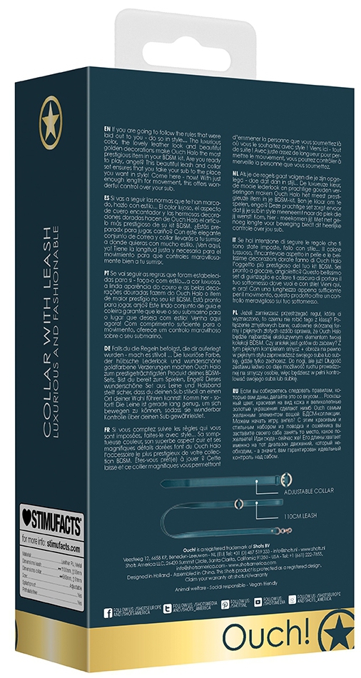 Collier-Laisse Halo Col Bleu – Image 6