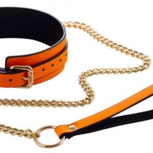 Collier-Laisse Phosphorescent Luminous Orange