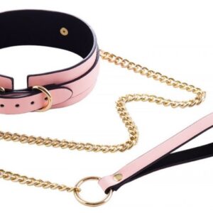 Collier-Laisse phosphorescent Luminous Rose