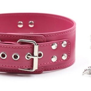 Collier Laisse Pin Lock Fuchsia