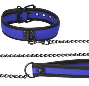 Collier Néoprène Ouch Puppy Bleu