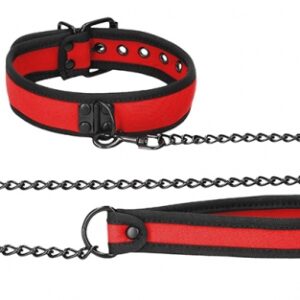 Collier Néoprène Ouch Puppy Rouge