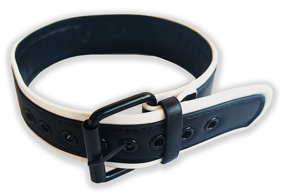 Collier Puppy Collar Noir-Blanc – Image 2