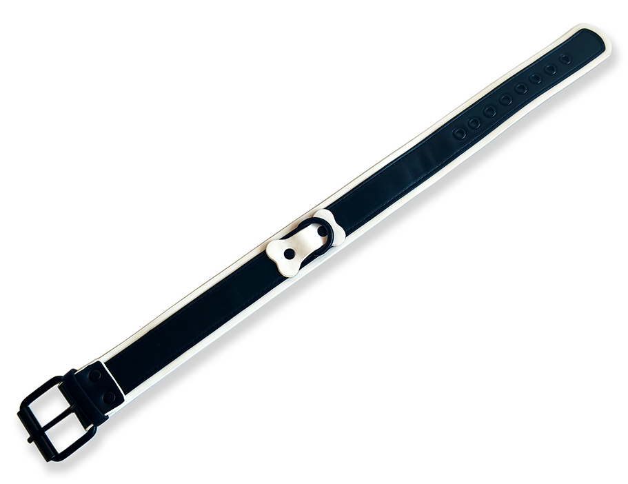 Collier Puppy Collar Noir-Blanc – Image 3