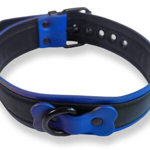 Collier Puppy Collar Noir-Bleu