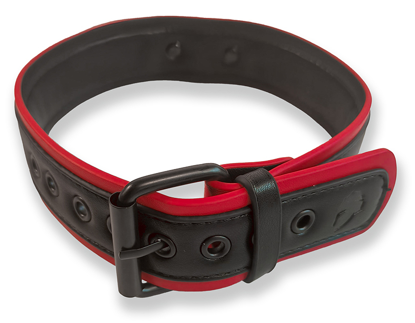Collier Puppy Collar Noir-Rouge – Image 2