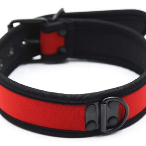 Collier PUPPY Néoprène Rouge