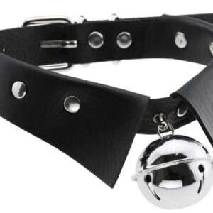 Collier ras de cou avec Grelot Jing Noir