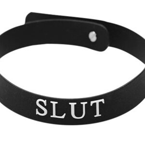 Collier Slut en silicone