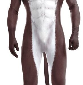 Combinaison Cosplay Âne Donkey Blanc-Marron