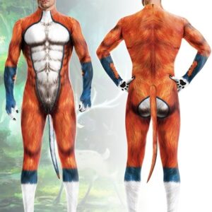 Combinaison Cosplay Chien Wild Dog Orange