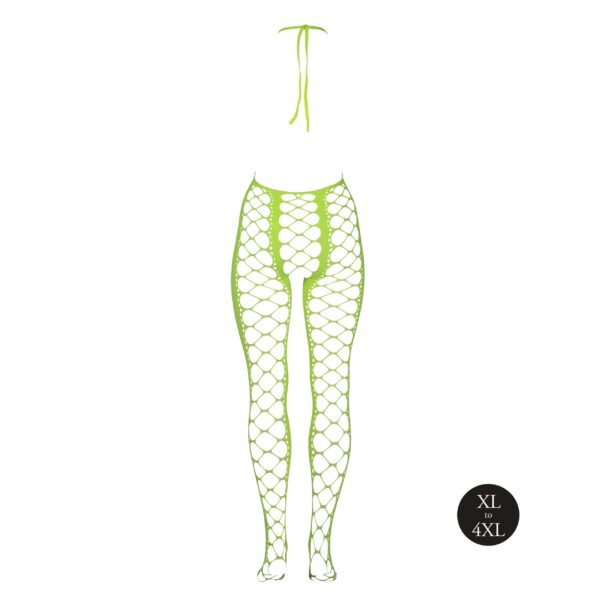 Combinaison Filet et Dos nu Vert Fluo – Image 12