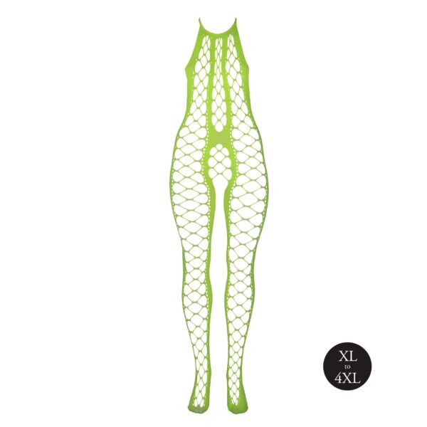 Combinaison Filet et Dos nu Vert Fluo – Image 17