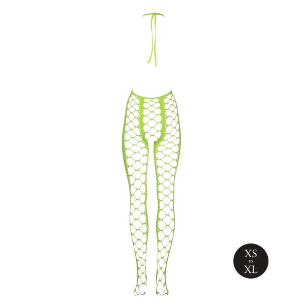 Combinaison Filet et Dos nu Vert Fluo – Image 10