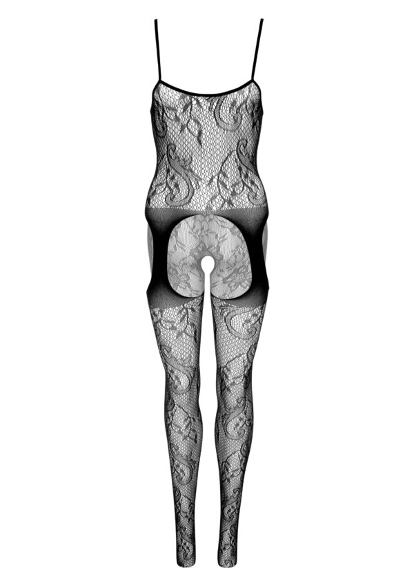 Combinaison Floral Suspender Noire – Image 11