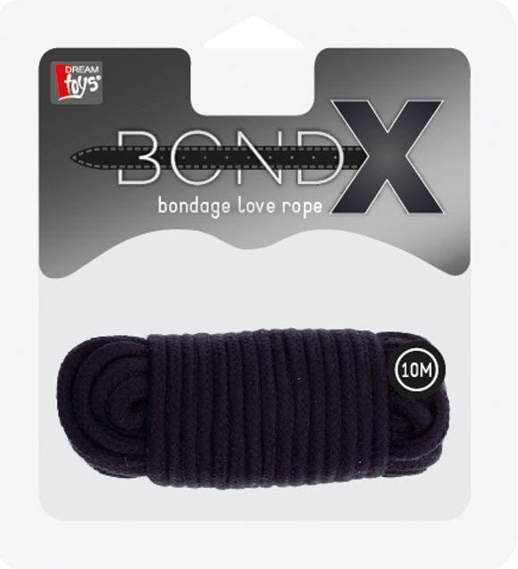 Corde Bondage Fine 10 m Noir – Image 2