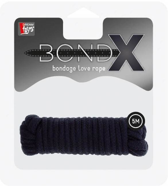 Corde Bondage Fine 5m Noir – Image 2