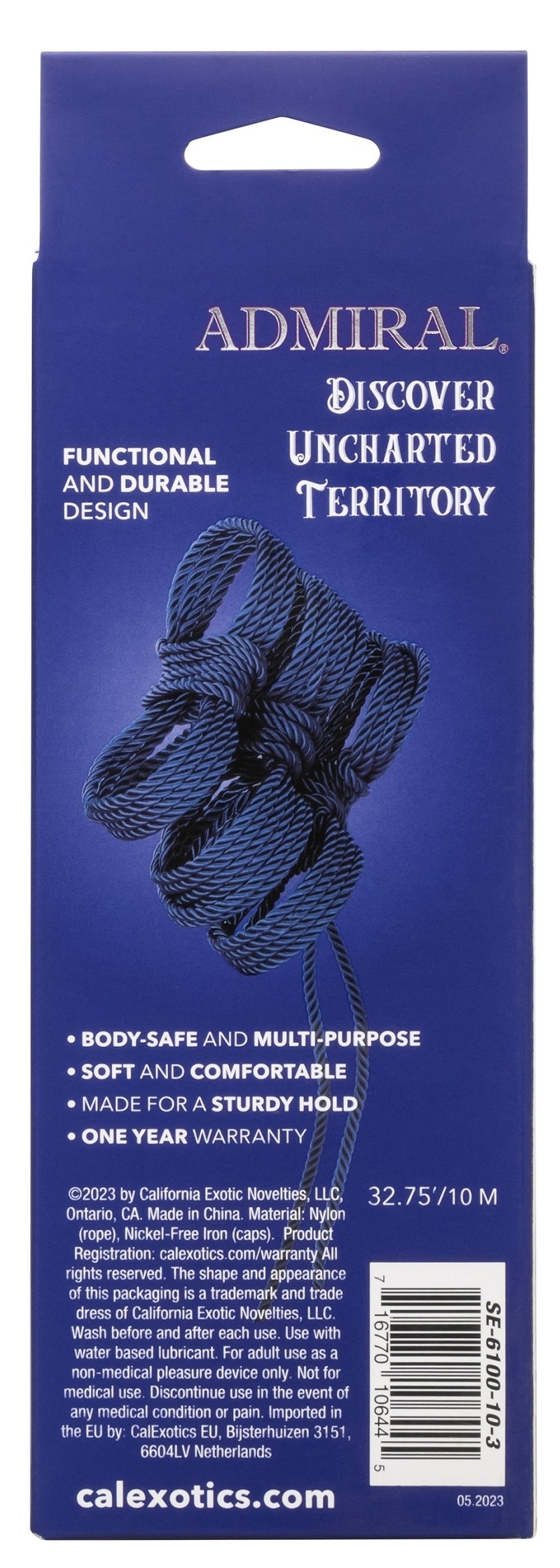 Corde de bondage Admiral 10 mètres Bleue – Image 3