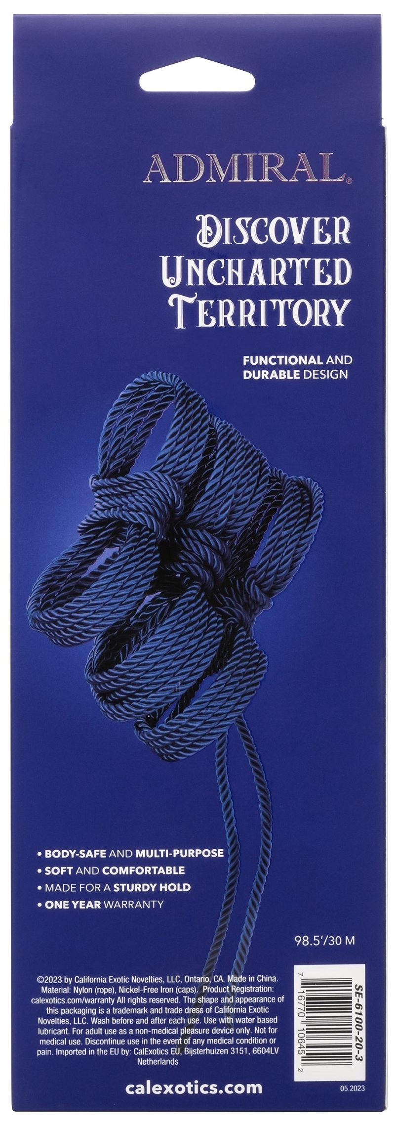 Corde de bondage Admiral 30 mètres Bleue – Image 3