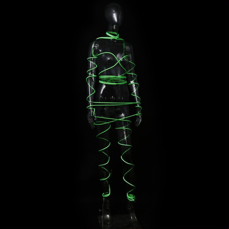 Corde de bondage Luminous 5M Verte – Image 4