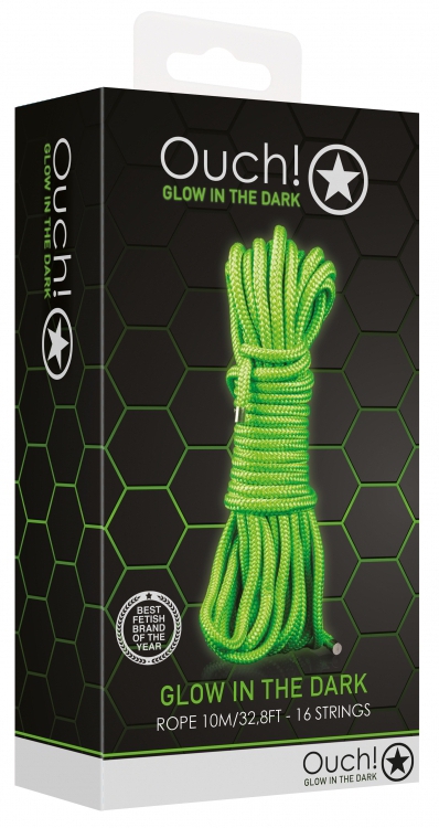 Corde de bondage phosphorescente Glow Rope 10M – Image 2