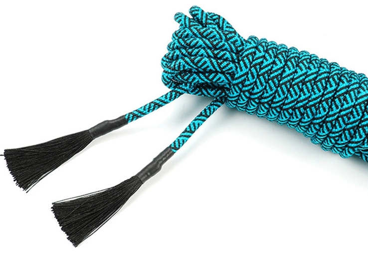 Corde de bondage Scint 10M Bleue – Image 2