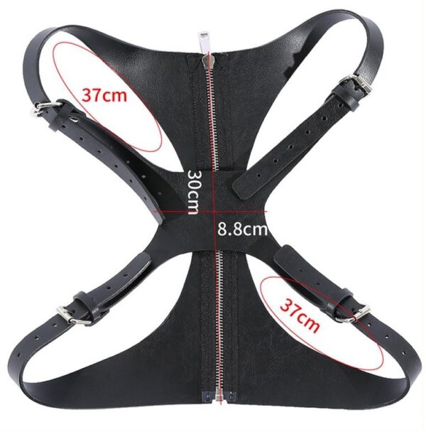 Corset SM Vinyle Noir – Image 4