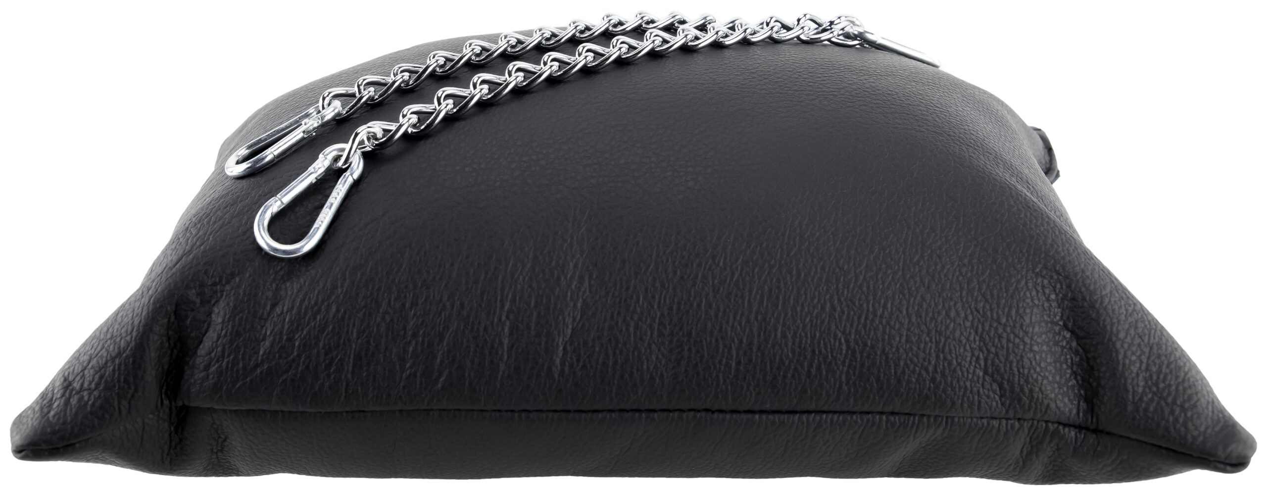 Coussin en cuir 23 x 32cm + Chaînes Noir – Image 3