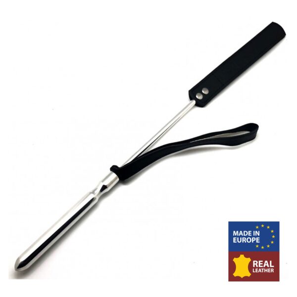 Cravache - Métal / Cuir - 52cm – Image 2