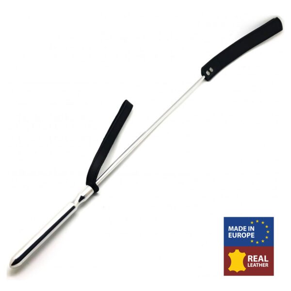 Cravache - Métal / Cuir - 70,5cm – Image 2