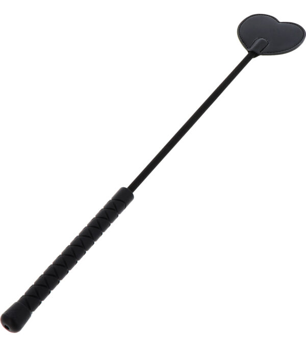 Cravache Black Heart 44cm Noir – Image 2