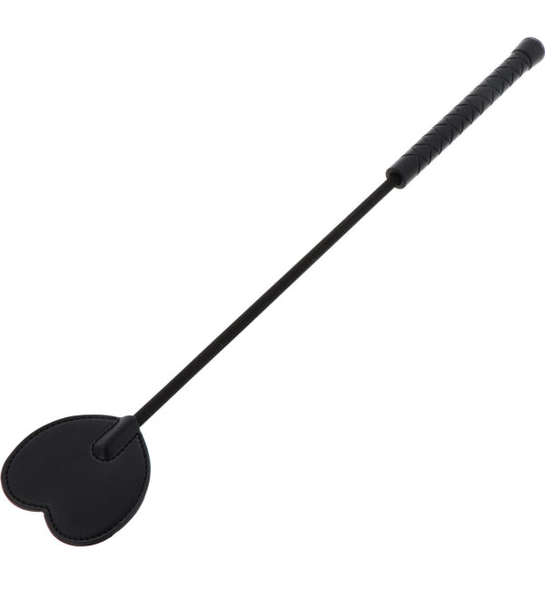 Cravache Black Heart 44cm Noir