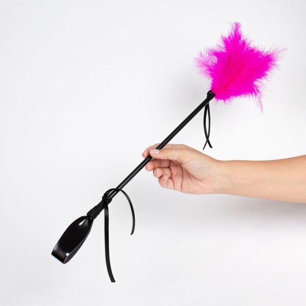 Cravache et Plumeau Secret Touch 50cm Fuchsia – Image 2