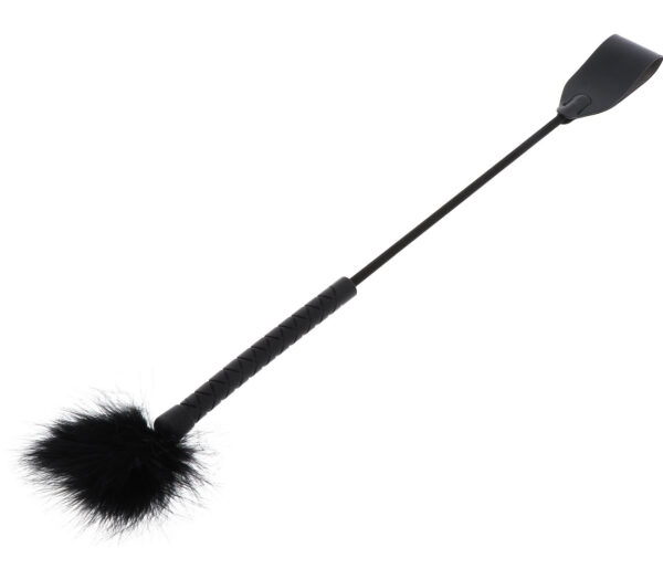 Cravache et Plumeau Tick Whip 56cm Noir – Image 3