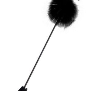 Cravache Feather Crop Noire 50 cm