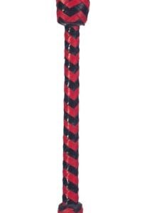 Cravache Round 50cm Noir-Rouge