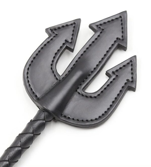 Cravache Trident 65cm Noire – Image 2