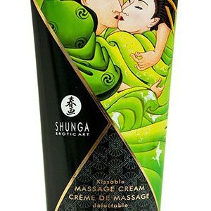 Crème de massage Comestible POIRE et THÉ VERT Exotique - 200ml