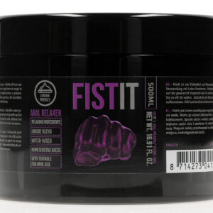 Crème relaxante Anal Relaxer 500 ml - Pot noir