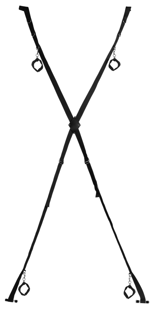 Croix de bondage pour porte Blackcross Noire – Image 3