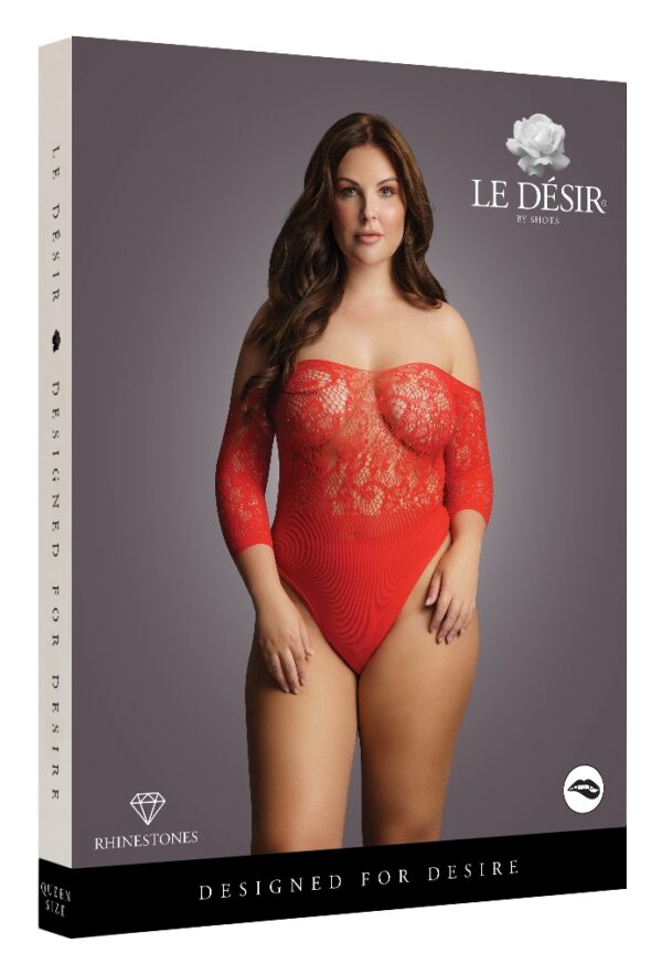 Body CROTCHLESS Rouge – Image 5