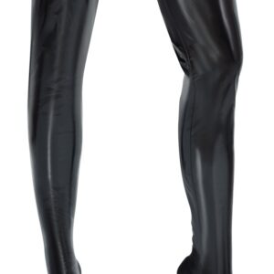 Cuissardes Vinyl Bed Boots Noire