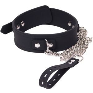 Collier et Laisse Deluxe Collar Noir