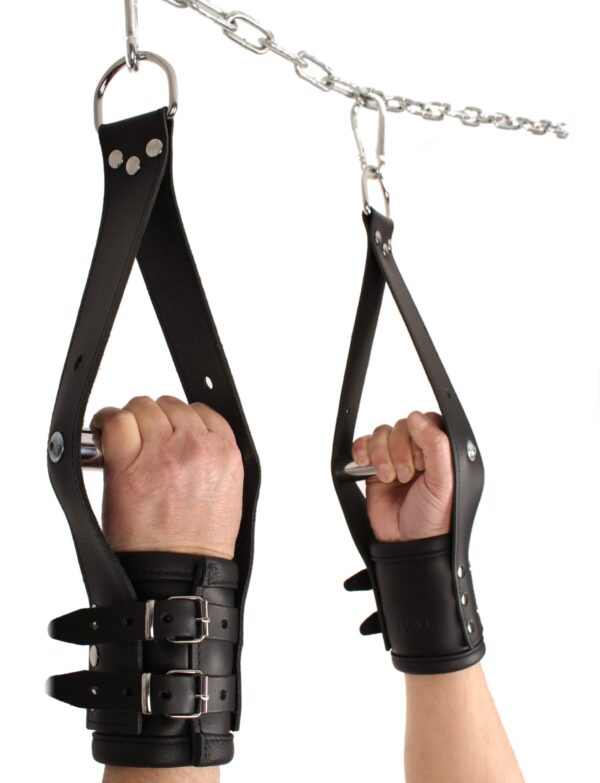 Deluxe menottes suspension en cuir - Mains – Image 7