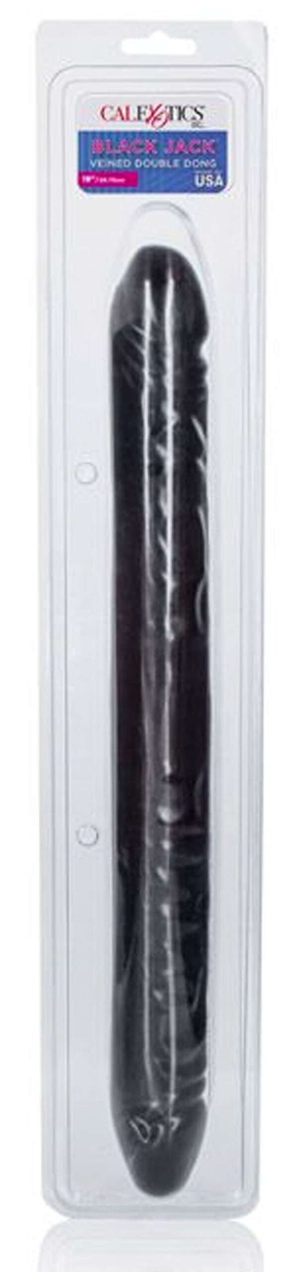 Double gode Black Jack 44 x 4.5 cm Noir – Image 2