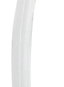 Double Gode Crystal RealRock 42 x 3.5cm Transparent