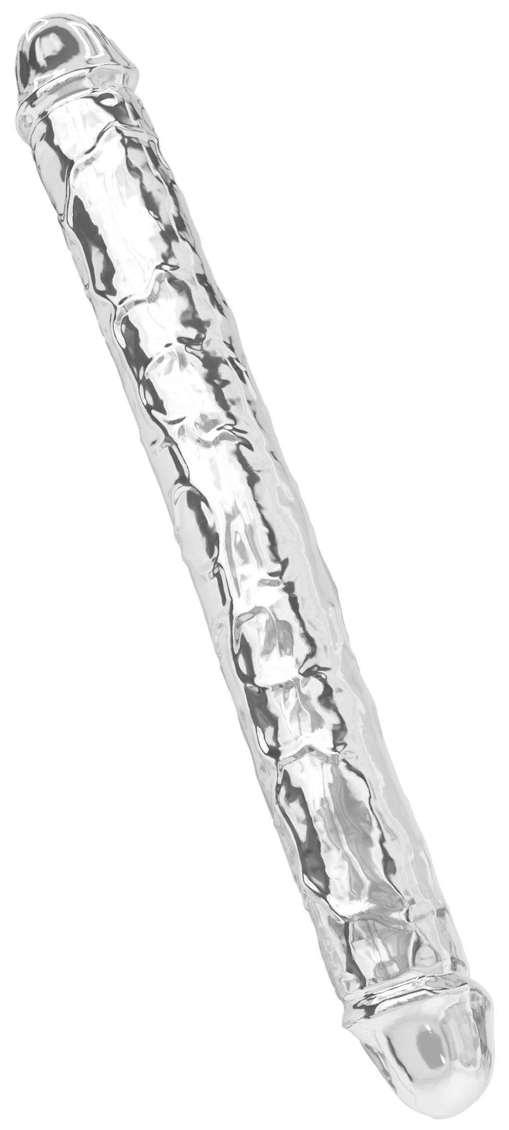 Double Gode Diamond Dick 34 x 3.8cm Transparent – Image 3