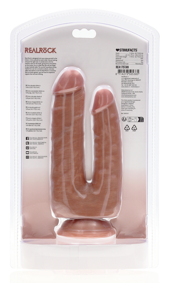 Double Gode Double Trouble 15 x 4.5cm Marron – Image 3
