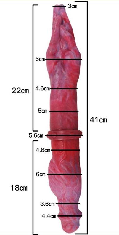 Double gode Duo Hand Monster 42 x 6cm – Image 11